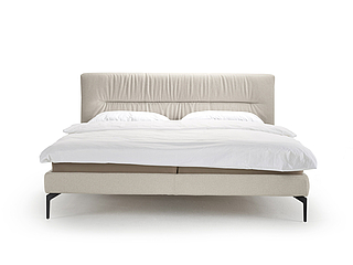 Möller Design Bett Groove 180 x 210 cm, Bezug: 402 dessert